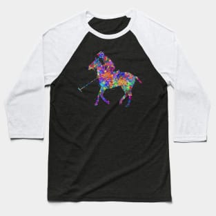 Polo rider watercolor Baseball T-Shirt